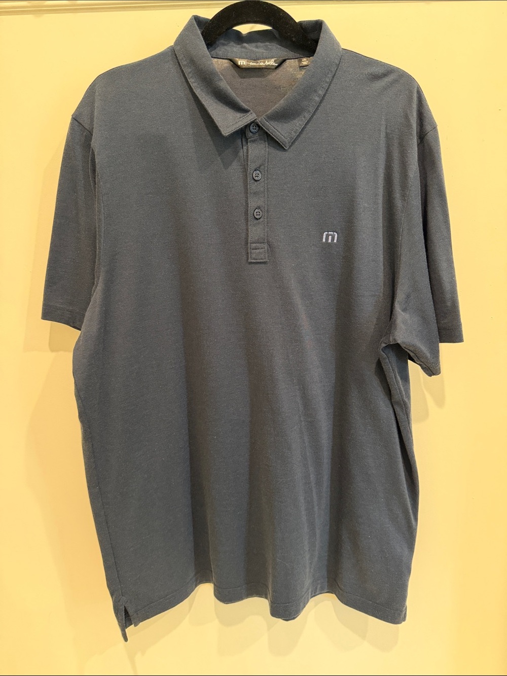 Travis Mathew Men's Polo in Navy Blue